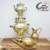 سماور برنجی قلم 3 لیتری ذغالی