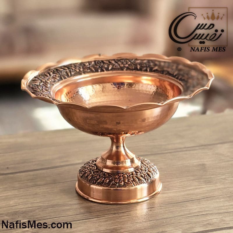 Alternative view of شکلات خوری مسی طرح رز الماس