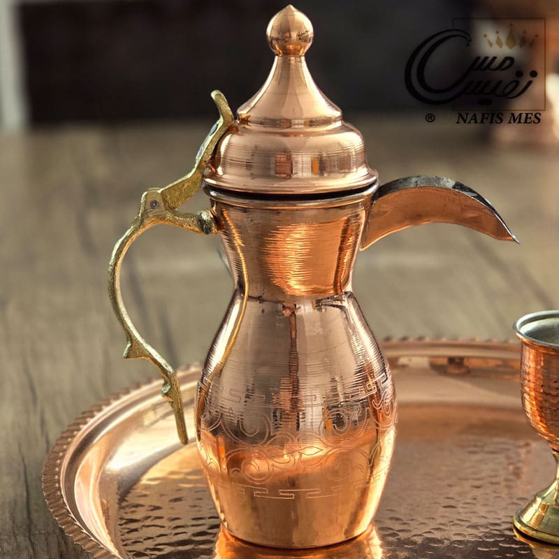 Alternative view of قهوه جوش عربی مسی ( دله مسی )