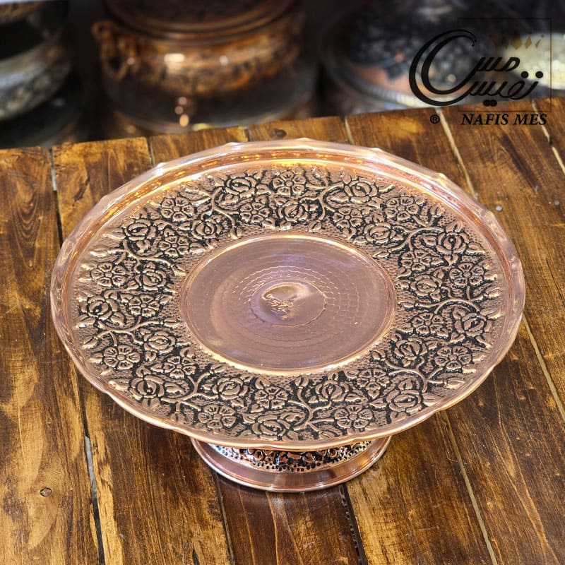 Alternative view of ست پذیرایی مسی 4 پارچه رهام