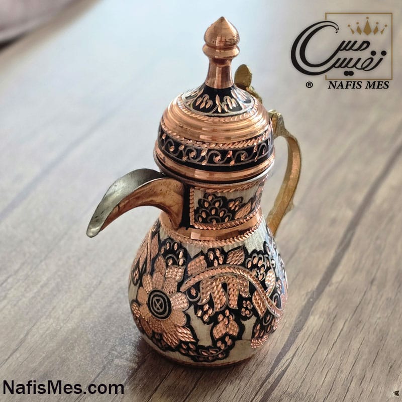 دله عربی مسی نقره کوبی شده ساخت زنجان
