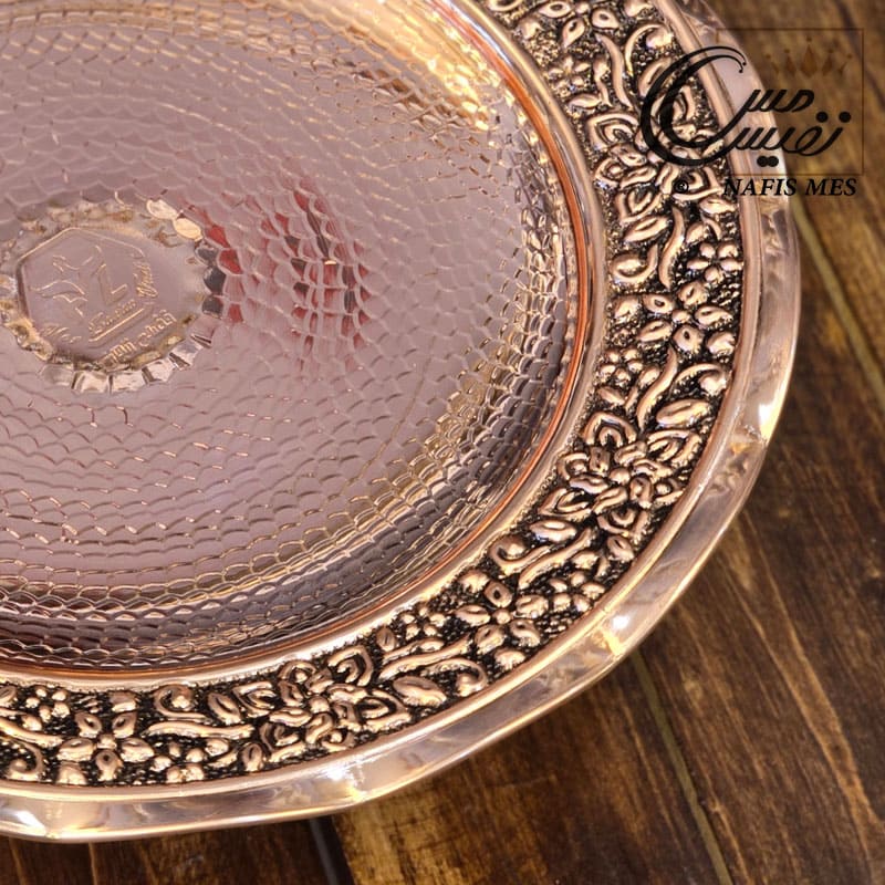 Alternative view of شیرینی خوری مسی لوکس مدل نارینه