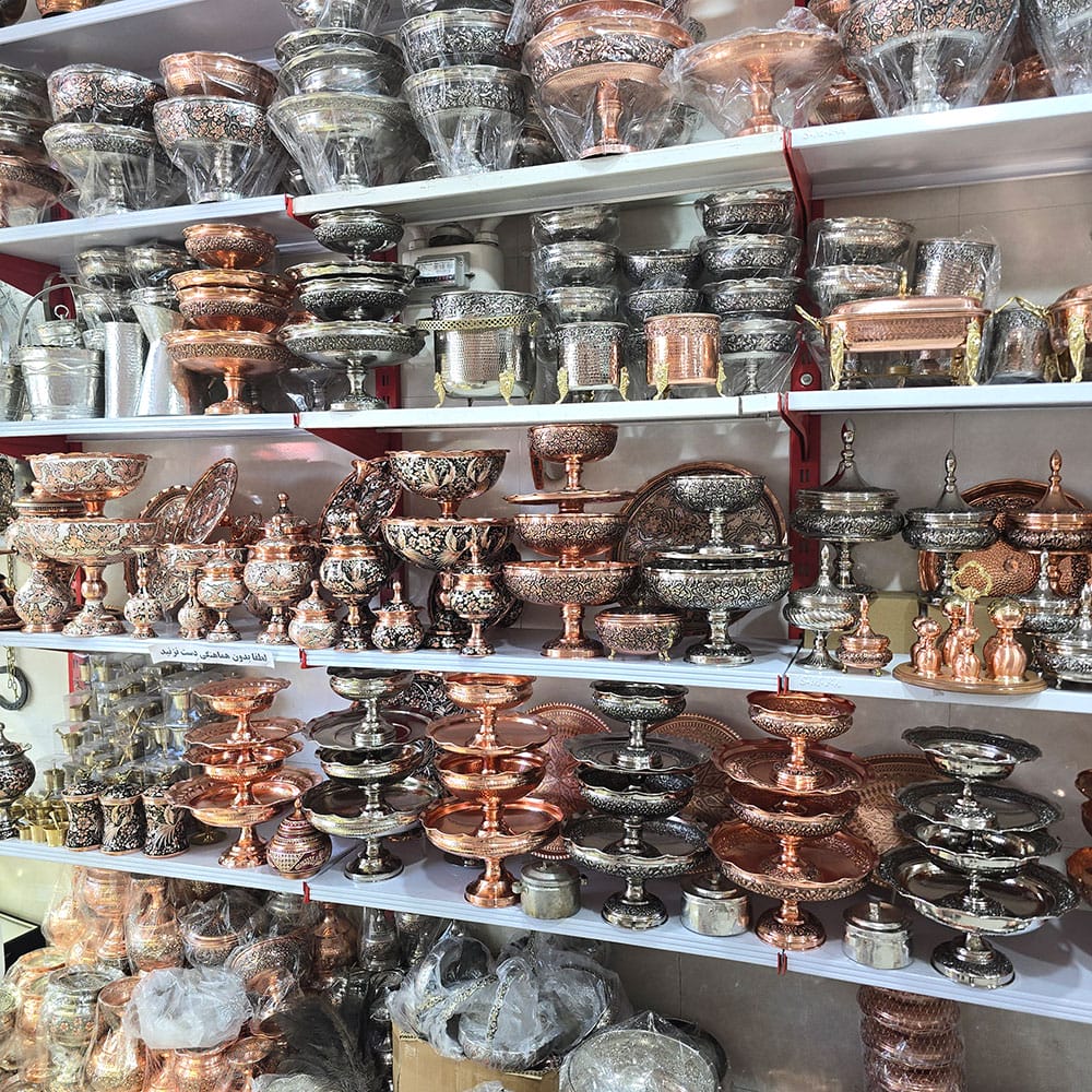 عمده فروش ظروف مسی 