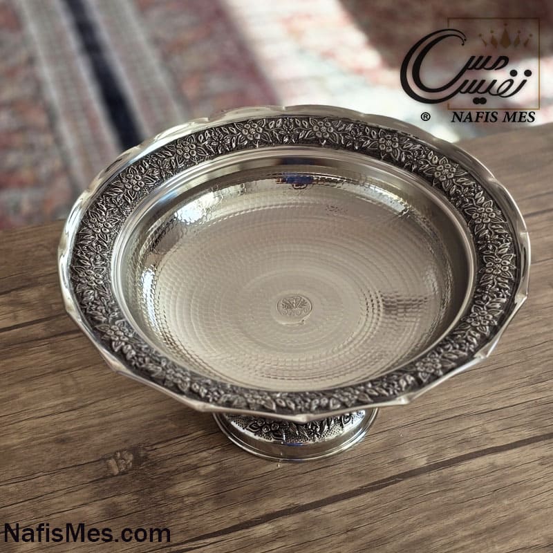 میوه خوری بزرگ کروم طرح رز الماس