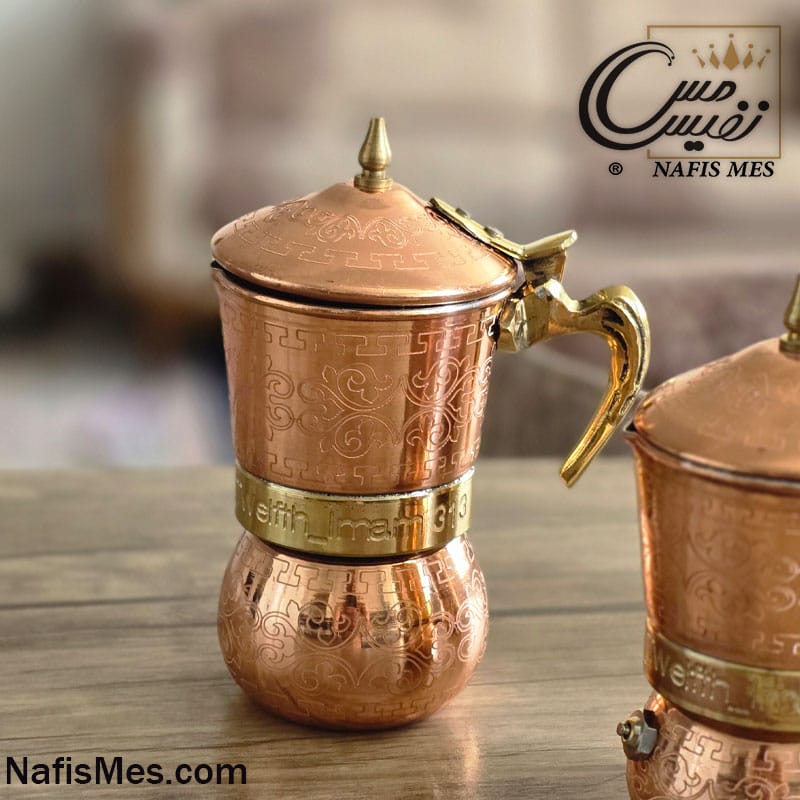 موکاپات مسی طرح آراد ( تک ، 2 و 3 کاپ ) - اثر هنری که برای اولین بار در زنجان تولید شده - Image 5