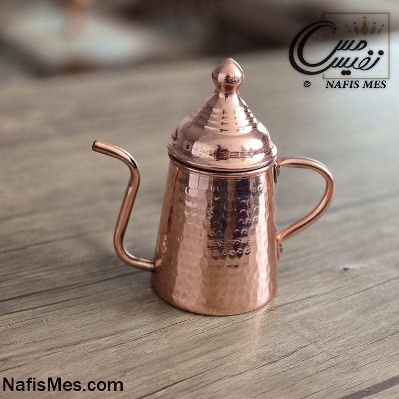 روغن دان مسی کوچک چکشی ساخت زنجان ( نانو رنگ ثابت )