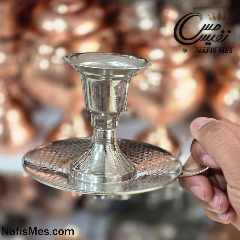 Alternative view of شمعدان انگشتی کروم مدل نفیس ( ساخته شده از مس خالص )