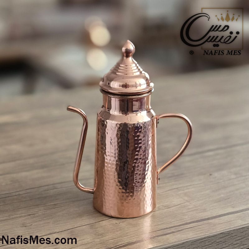 روغن دان مسی بزرگ چکشی ساخت زنجان
