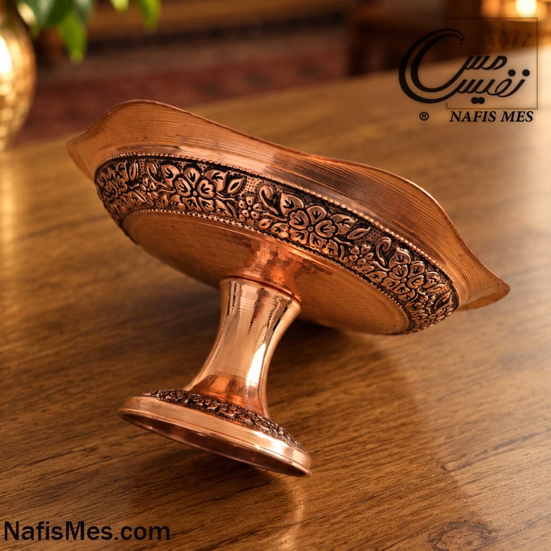 Alternative view of شیرینی خوری مسی یاشار رز ( نانو شده رنگ ثابت )